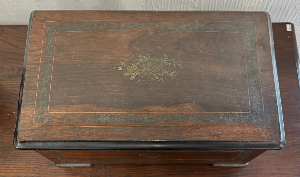 Joseph Riley, Birmingham Mahogany Music Box Image 1++