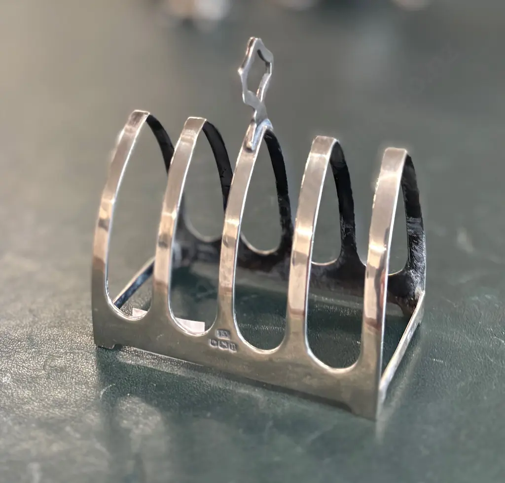 Sterling Silver Tea Toast Rack TW52gms Image 1++