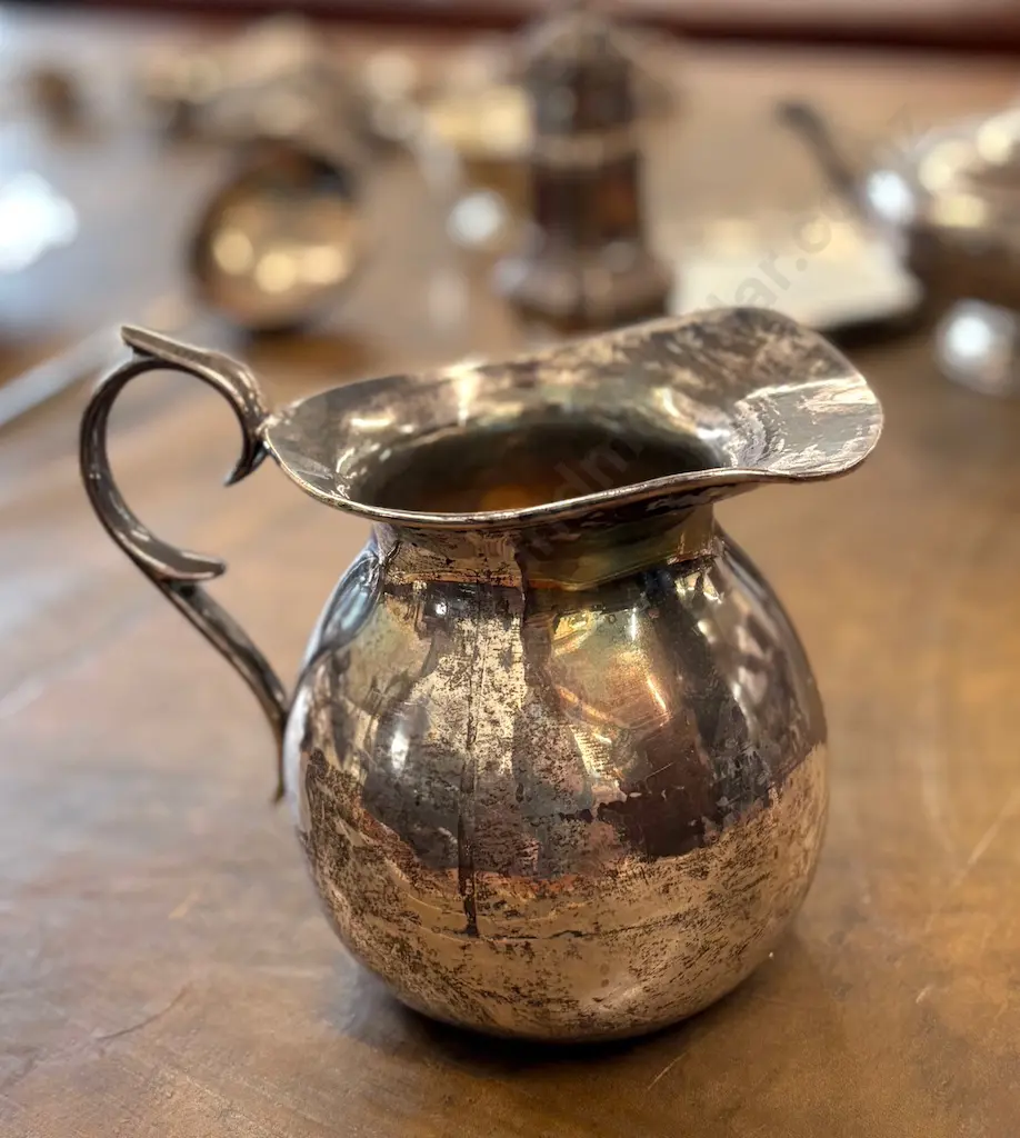 Peruvian Sterling Silver .925 Jug TW474gms Image 1++
