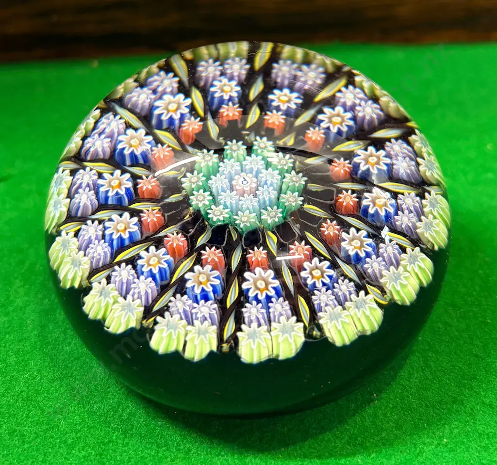 Crieff Scotland Millefiore Glass Paperweight  Image 1++