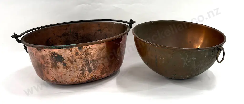 Copper Jam Pan and Copper Domed Lid  Image 1++