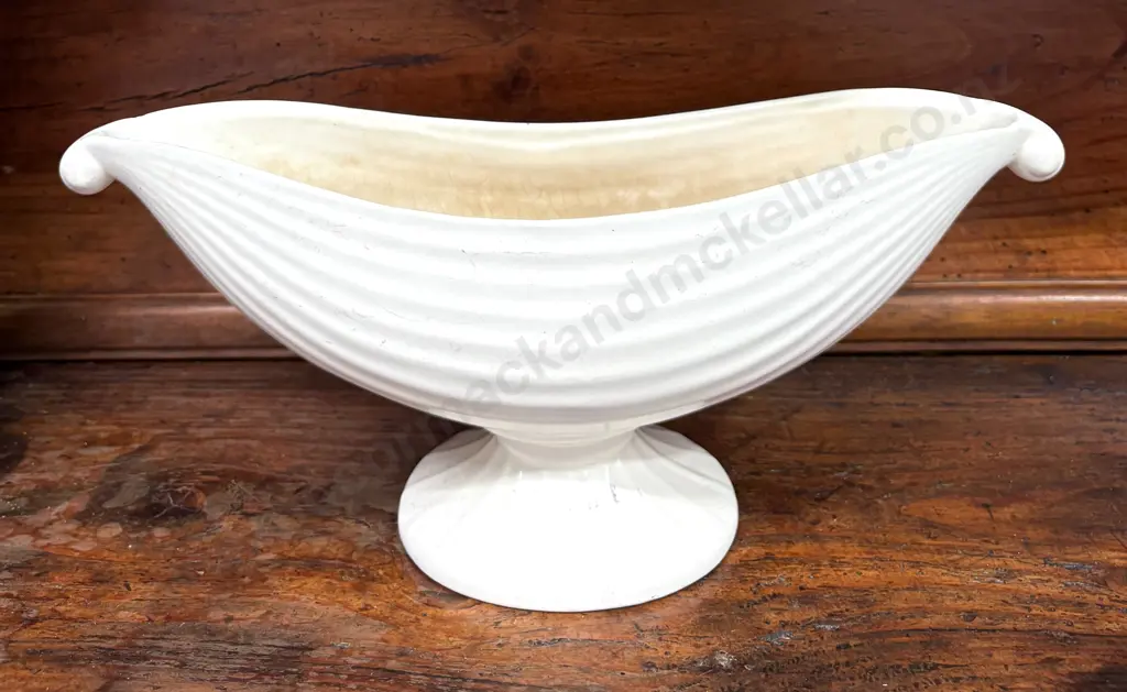 Crown Lynn reeded Flower Trough, L31xH13cm Image 1++