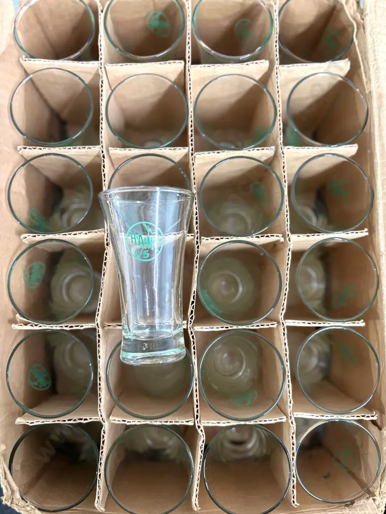 72 5oz Hanz Glasses in original box C1960's Image 1++