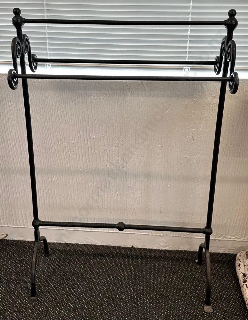 Cast Iron Towel Rail, H95cm Image 1++