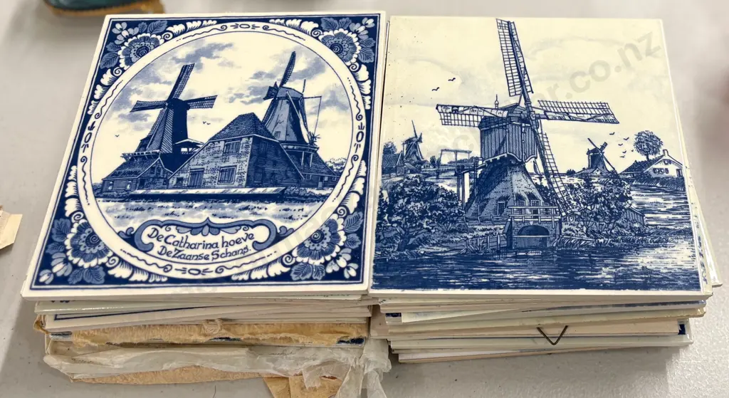 Quantity of Delft Porcelain Tiles Image 1++