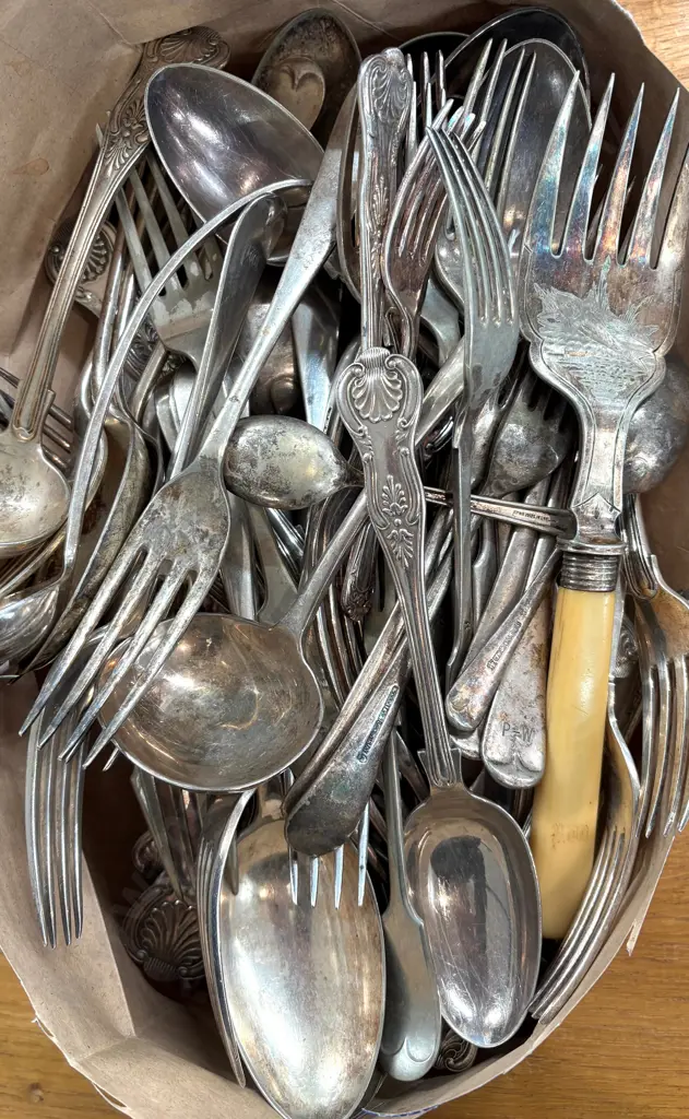 Quantity of Silver Plated Cutlery Image 1++