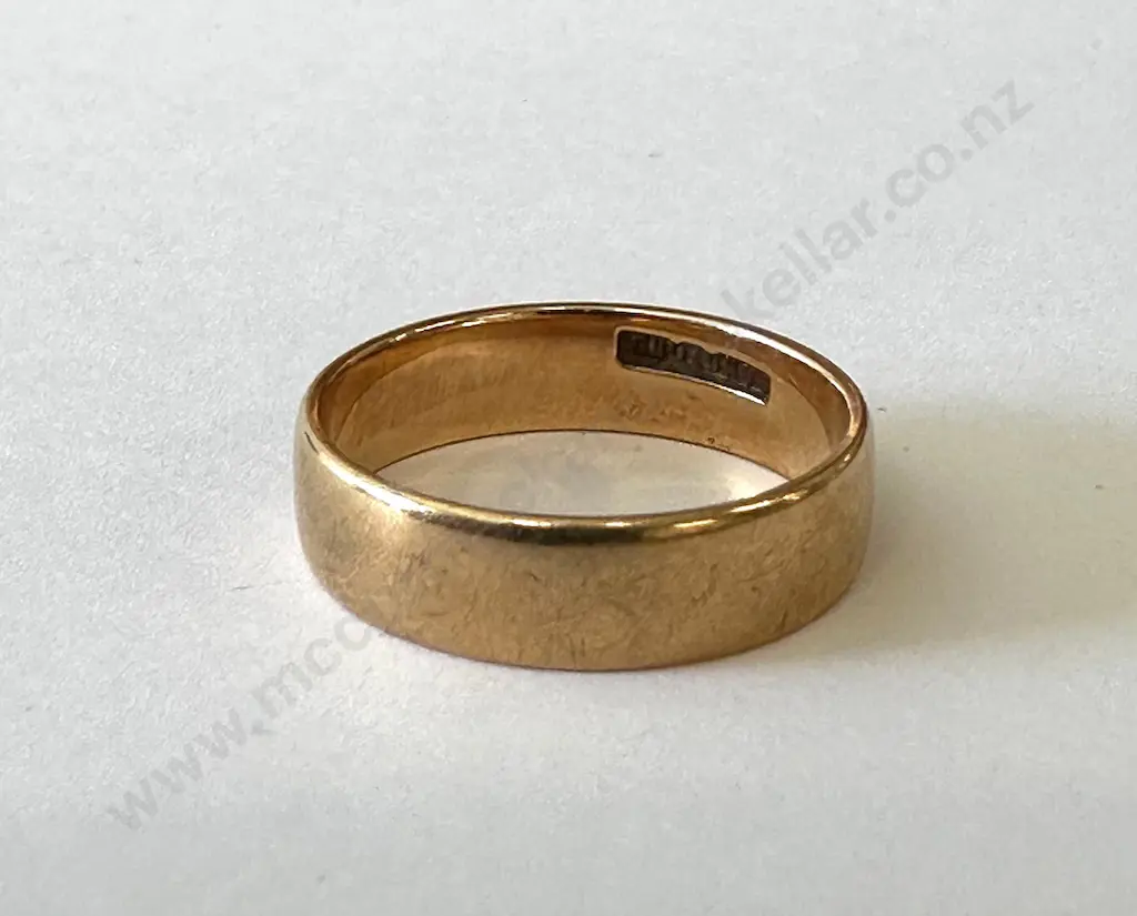 14ct Gold Wedding Band TW3.3gms Image 1++