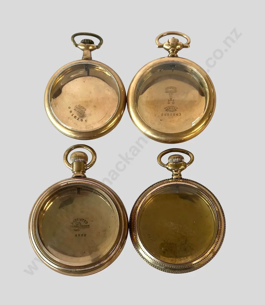 Four Rolled Gold Pocket Watch Cases TW2198gms Image 1++