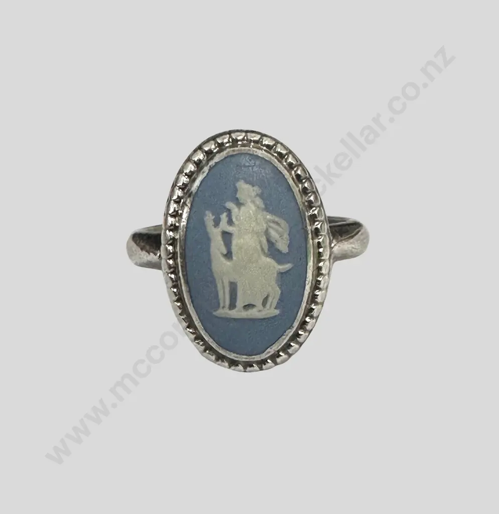 Sterling Silver Wedgwood Ring, Size N, TW4.1gms Image 1++