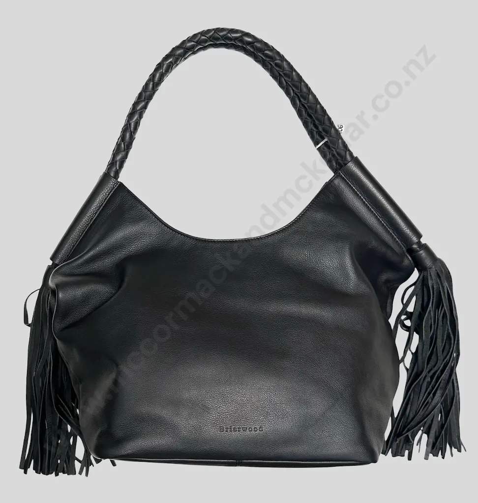Briarwood Pedro Black Leather Bag H27xL39cm Image 1++
