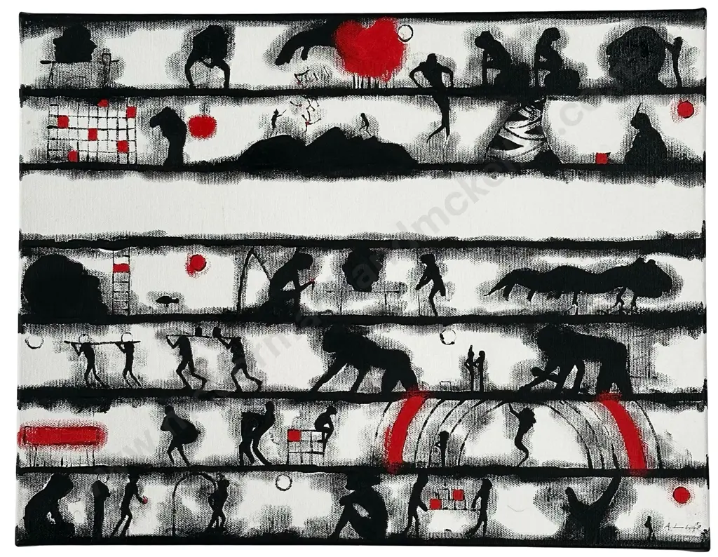 Andy Leleisi'uao - Untitled, 2005, oil on canvas, 355x455mm Image 1++