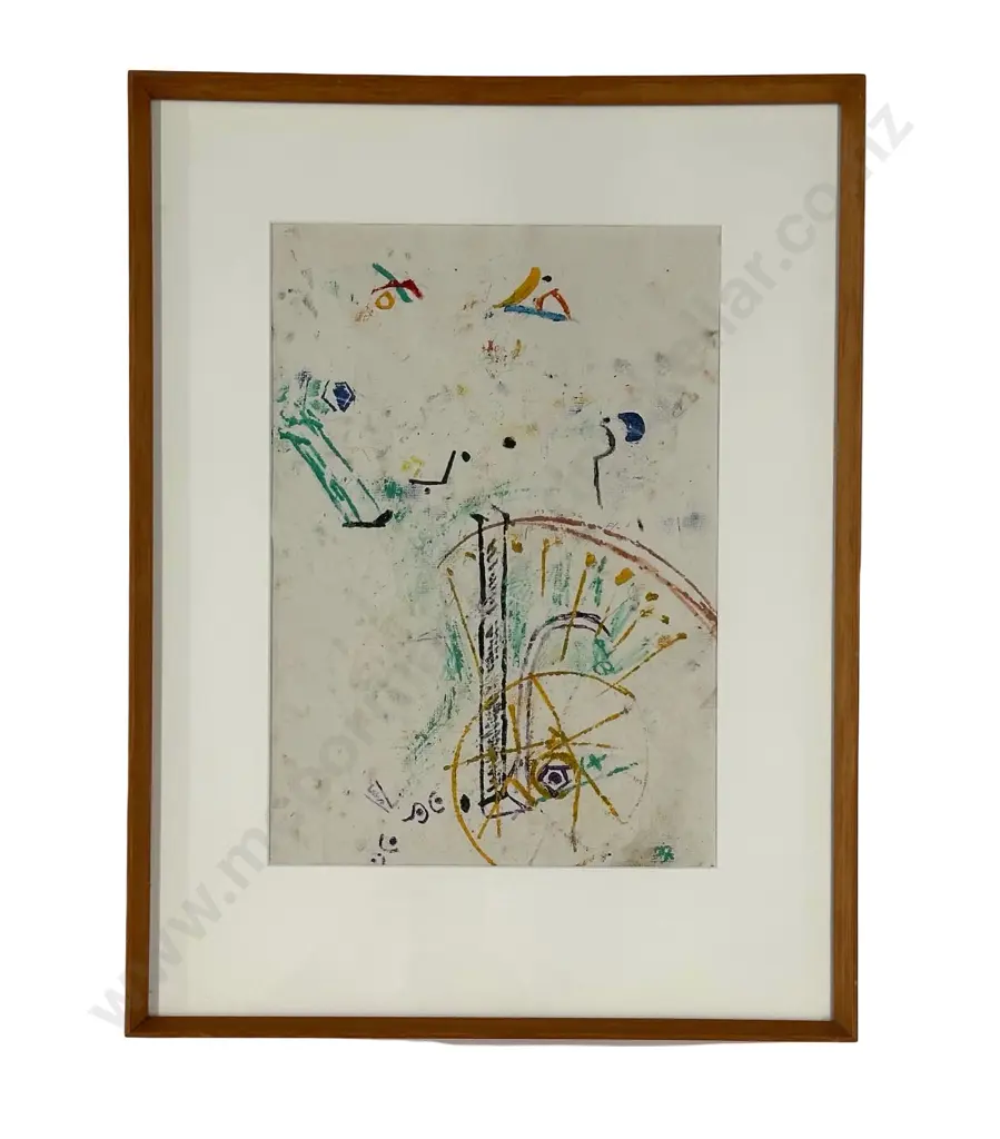 Philip Trusttum - (abstract untitled), mixed media on paper, 350x250mm Image 1++