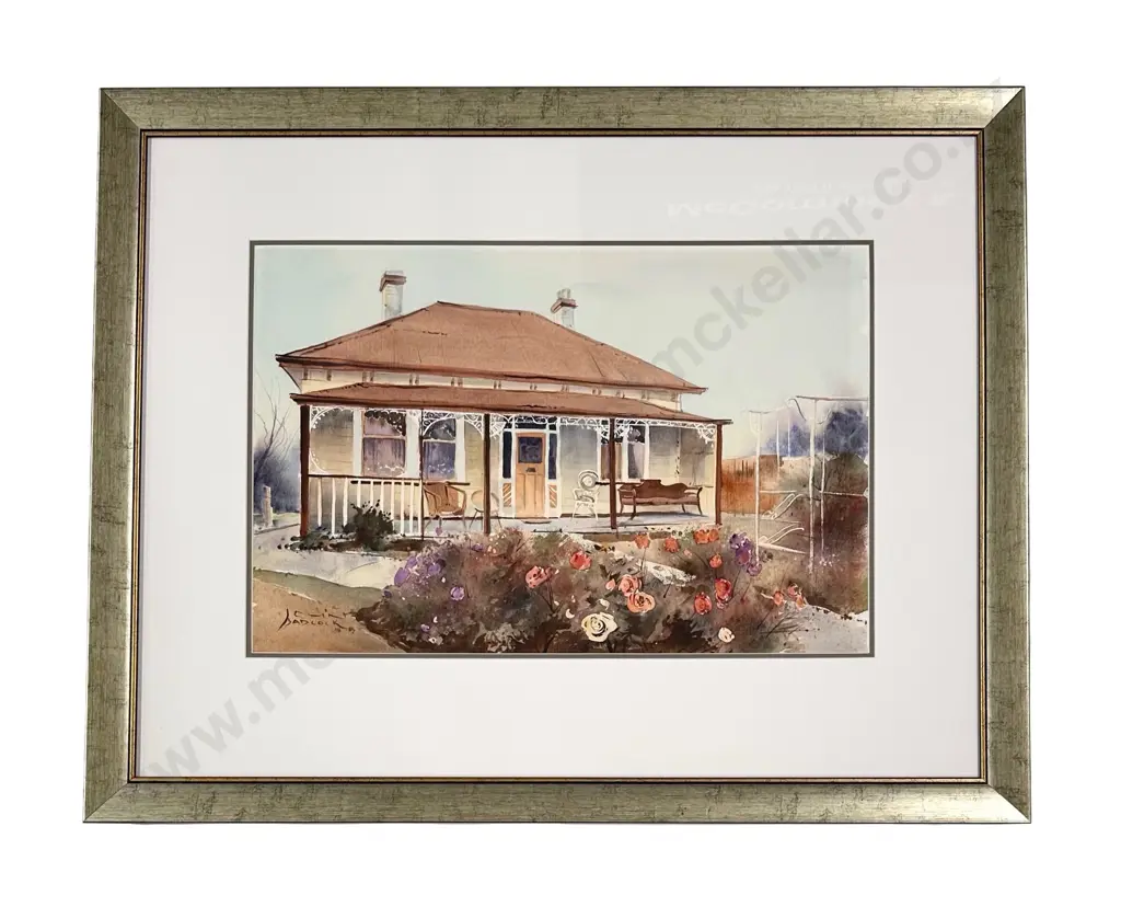 John Badcock - Talbot Street, 1985, watercolour, 370x555mm Image 1++