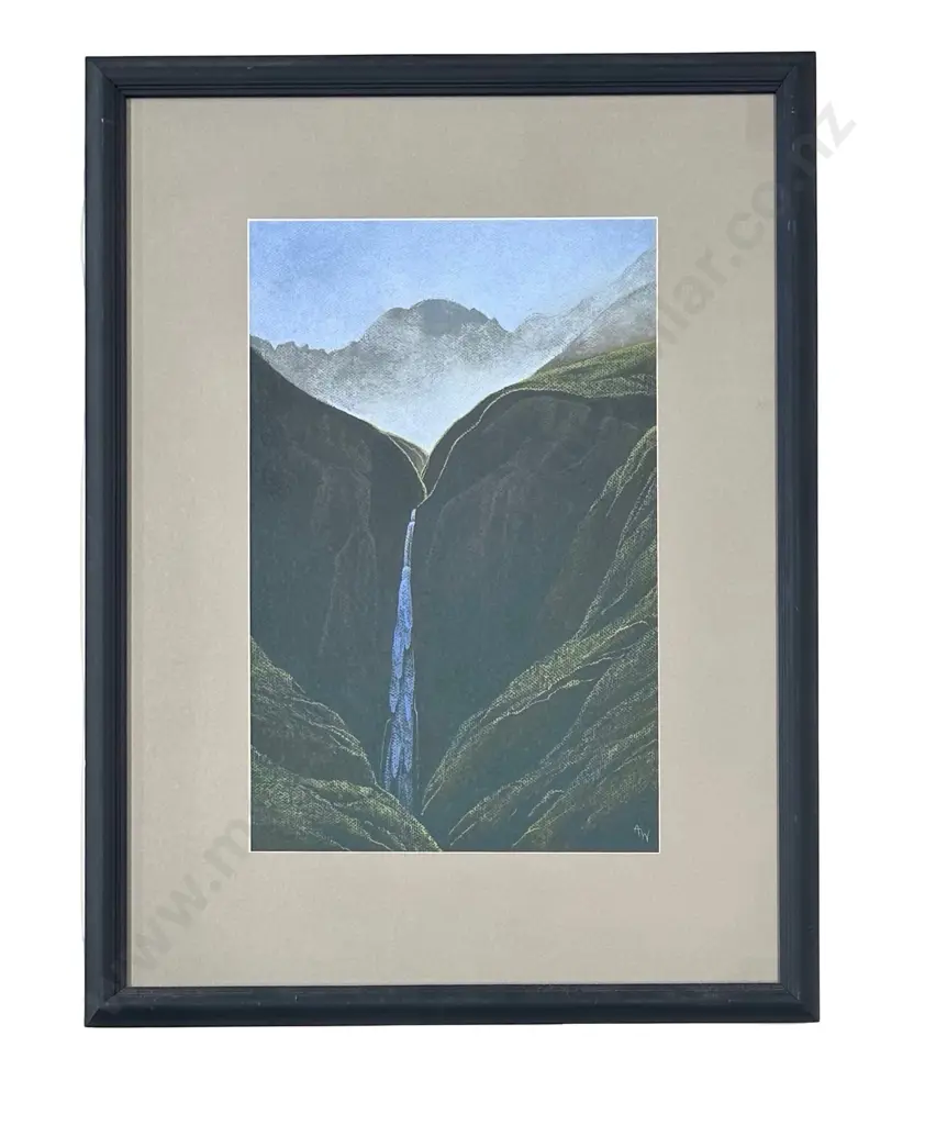 Ann Wilson - The Devils Punchbowl, 2003, pastel, 490x310mm Image 1++