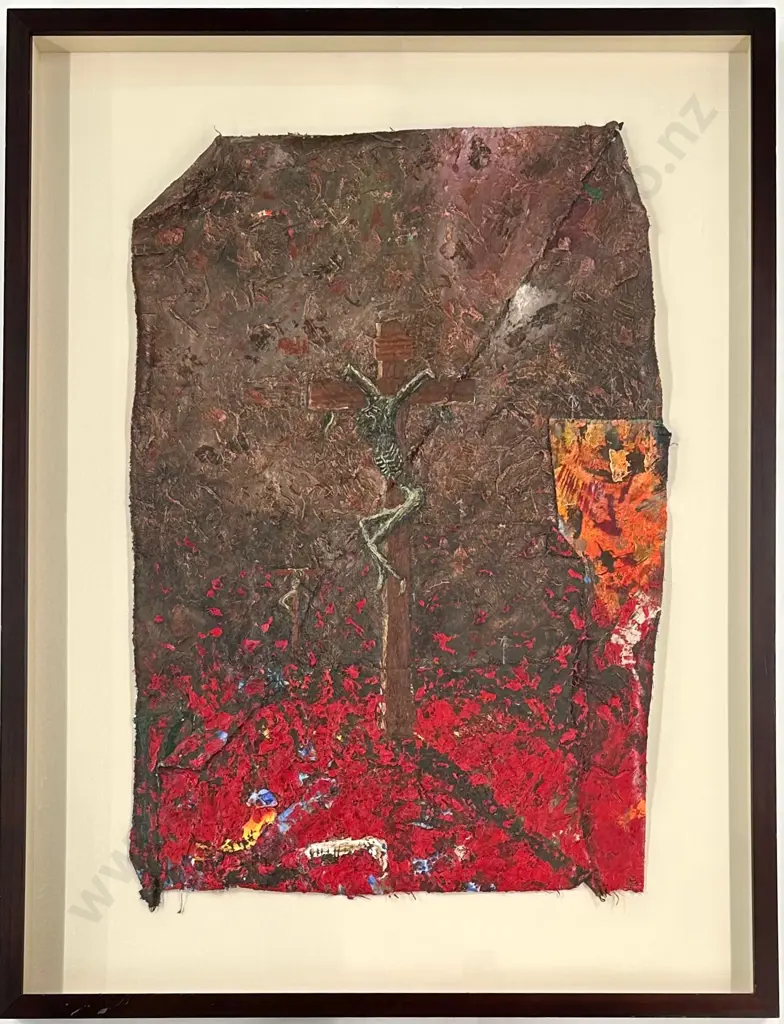 Andrew Bond - Cross, oil on canvas, 940x670mm Image 1++