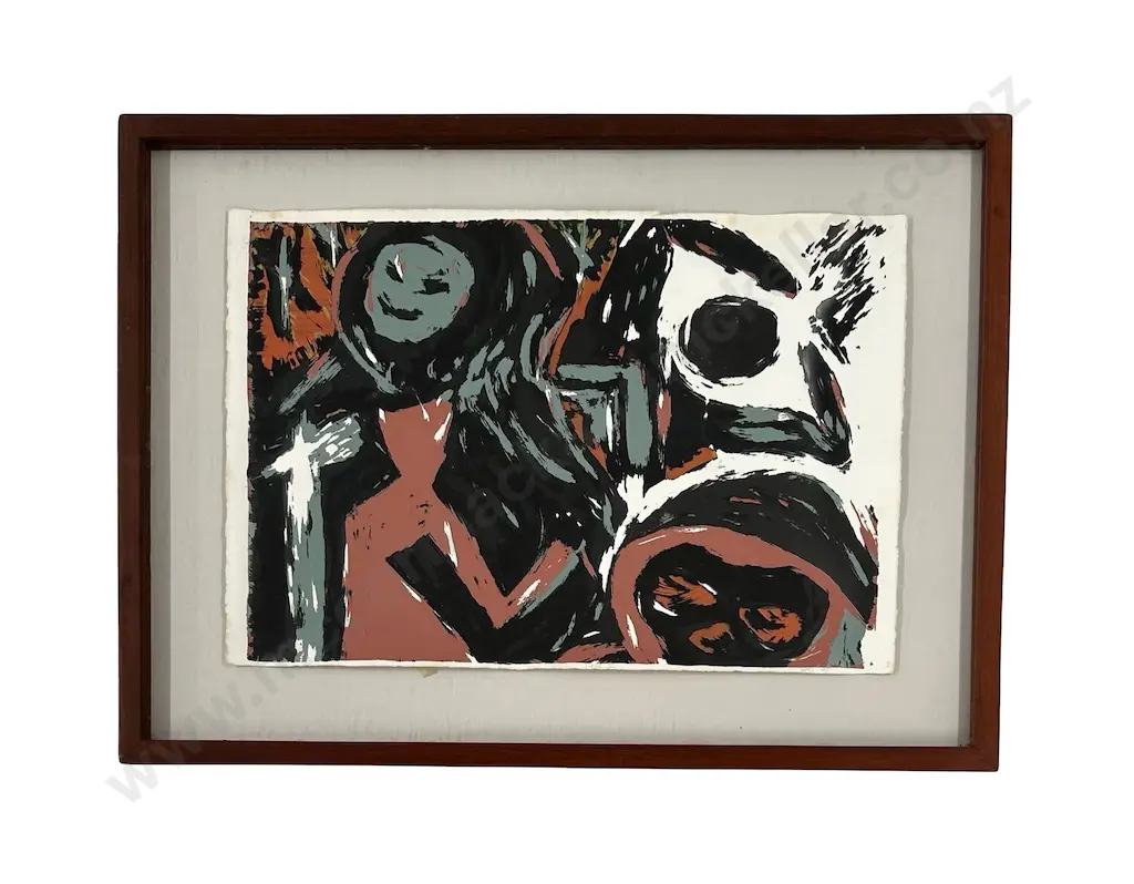 Jens Uren - Seige II, 1990, work on paper, 380x570mm Image 1++