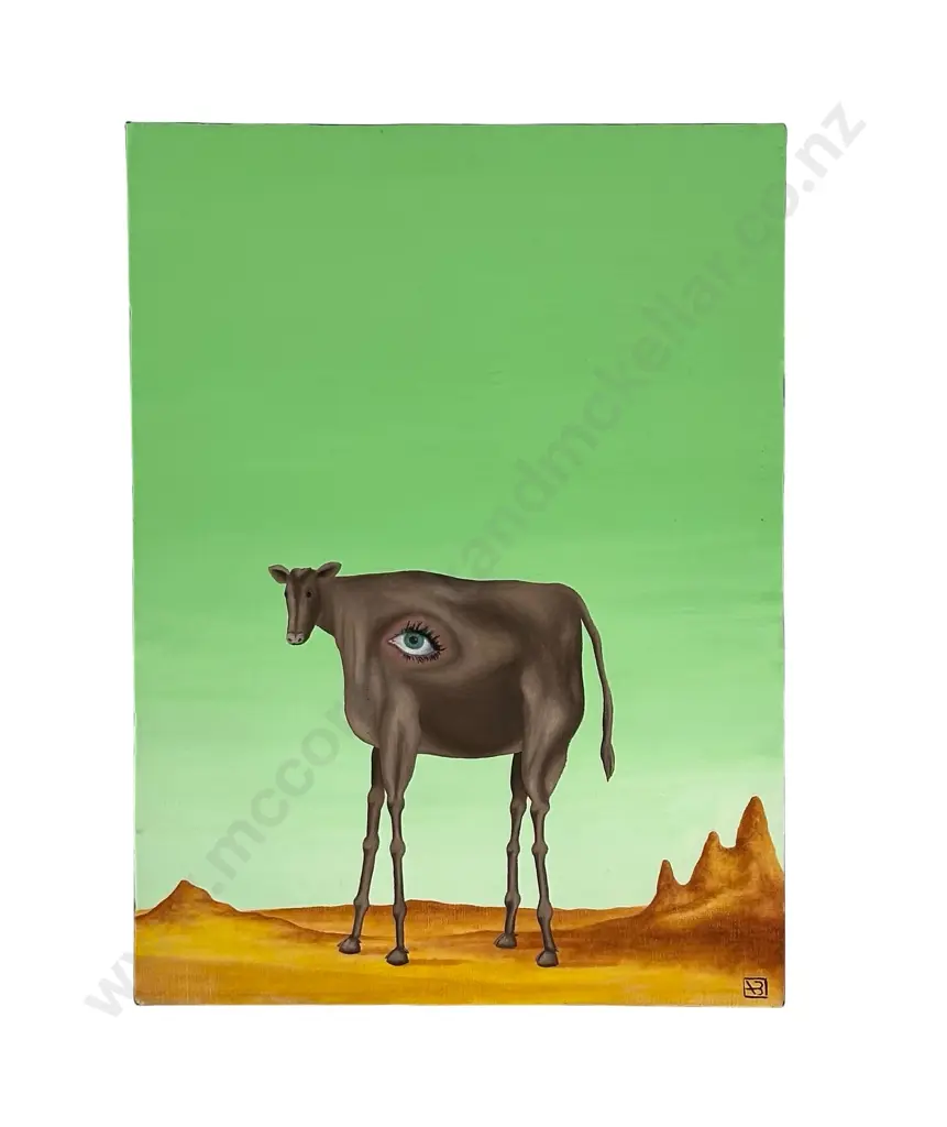 Andrew Bond - icow, 2010, oil on canvas, 400x300mm Image 1++