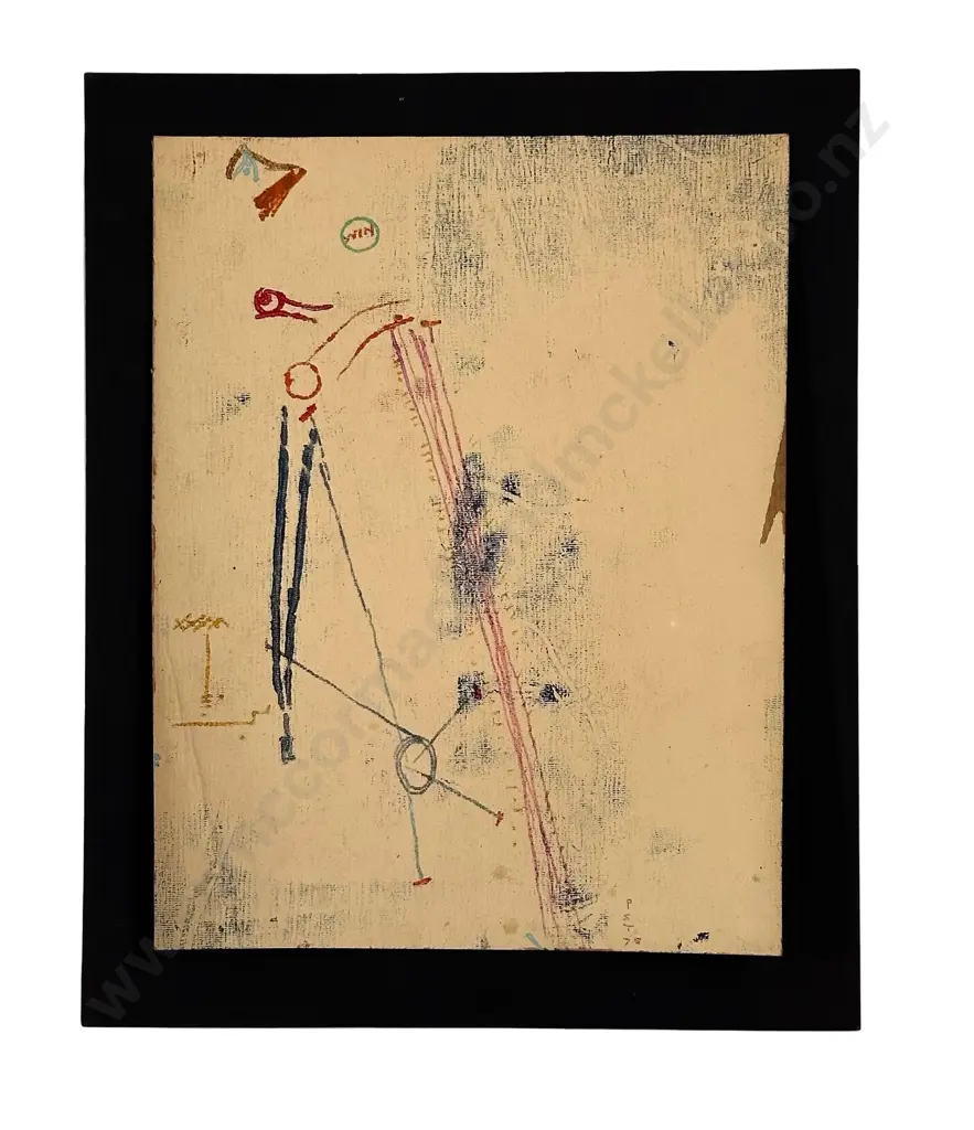 Philip Trusttum - (abstract untitled), mixed media on paper, 230x290mm Image 1++