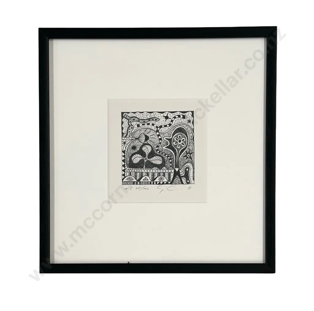 Kurt Josef Haas - Mixed II, 1985, A/P, 140x150mm (Artists of the Lufthansa) Image 1++