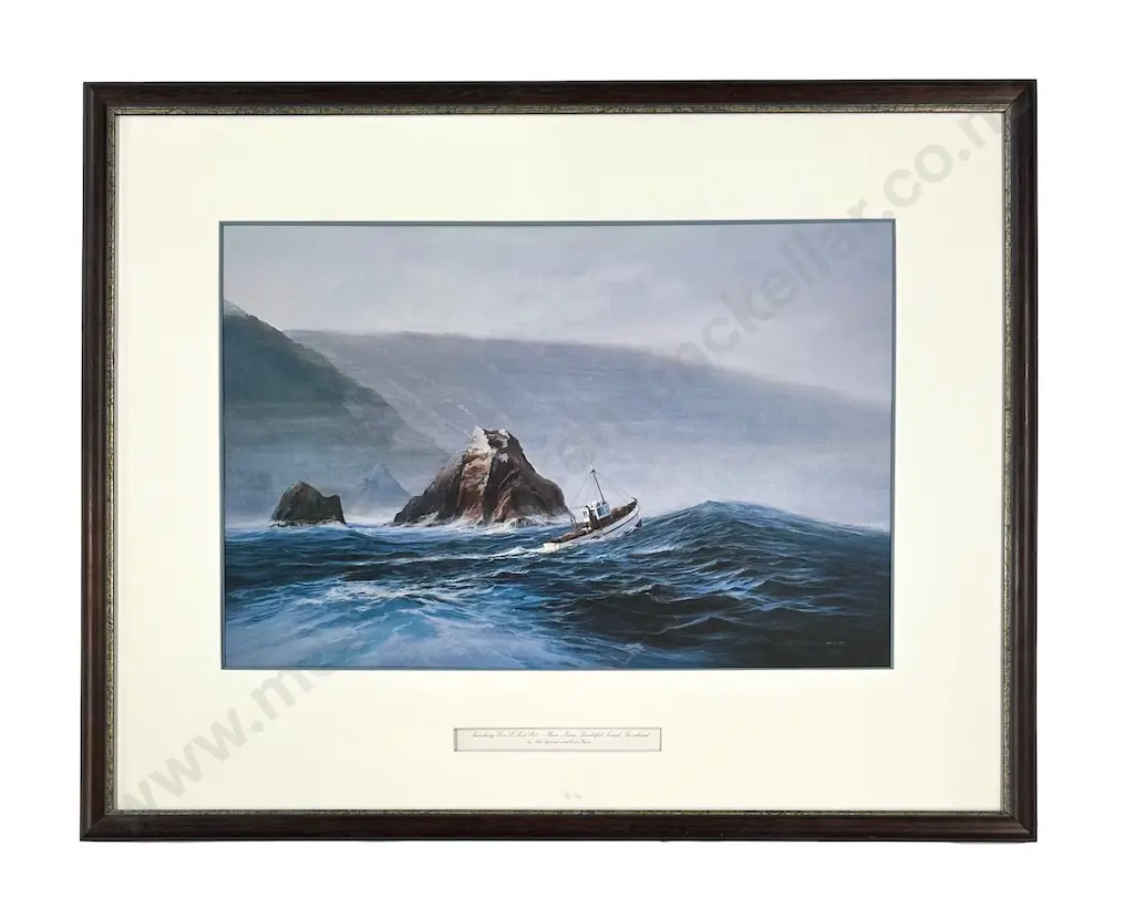 Colin Winn - Searching for a lost Port - Hares Ears, Doubtful Sound, print 470x710mm Image 1++