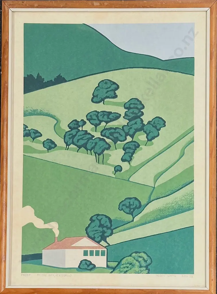 Robin White - At The Bay, Portobello, 1972, A/P on paper, 450x310mm Image 1++