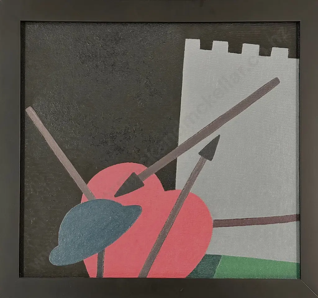 Eion Stevens - Love Soldier, 2004, oil on board, 475x518mm Image 1++