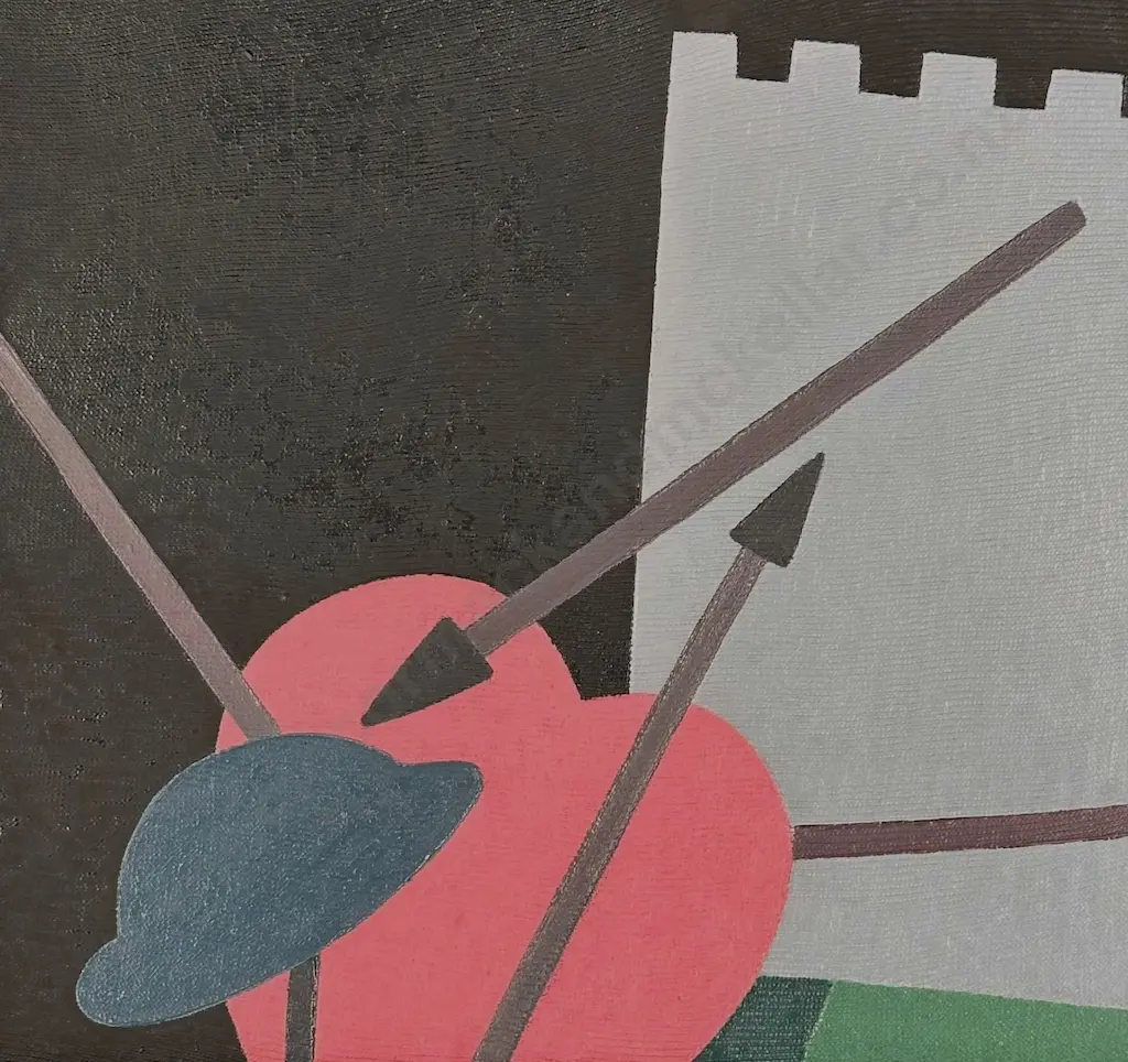 Eion Stevens - Love Soldier, 2004, oil on board, 475x518mm Image 1++