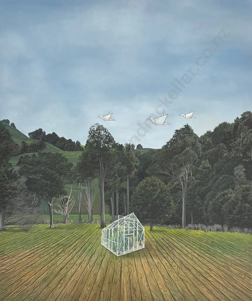 Candi Dentice - Transitions, 2014, oil on paper, 460x300mm Image 1++