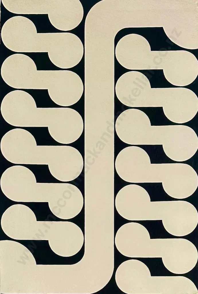 Marian Maguire - Boogie Woogie with Gordon Walters #L12, 2018, acrylic on Indian handmade cotton rag paper, 650gsm, Image 1++