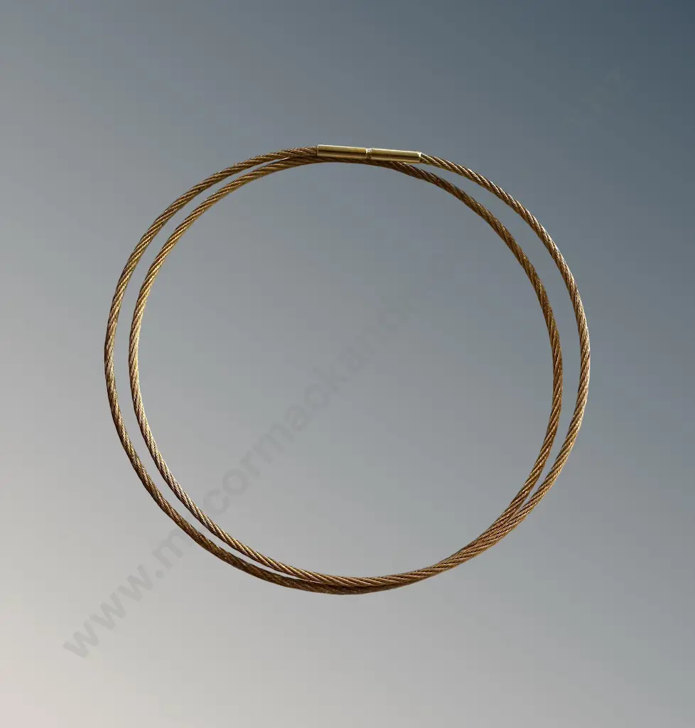 9ct Yellow Gold Rope Bracelet, TW6.9gms Image 1++