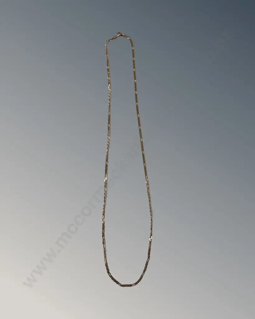 9ct Gold Italian Chain, L45cm, TW2.7gms Image 1++