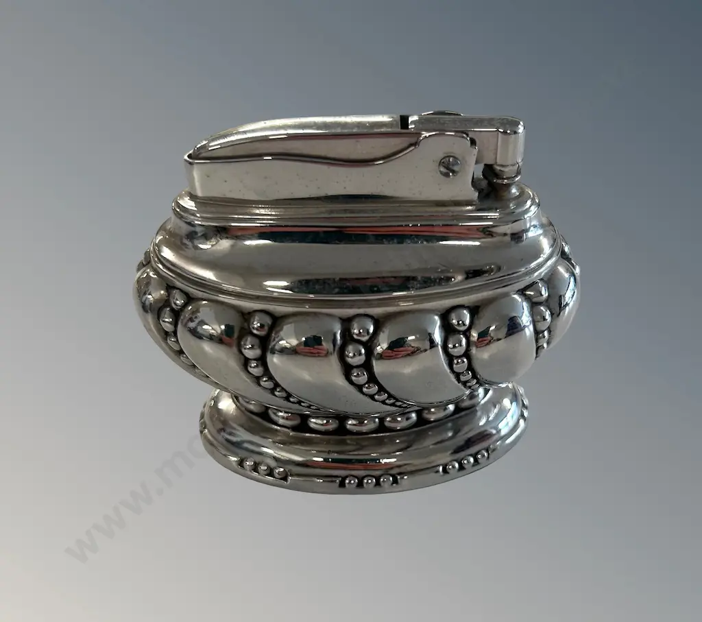 Ronson Silver Plated Table Lighter Image 1++