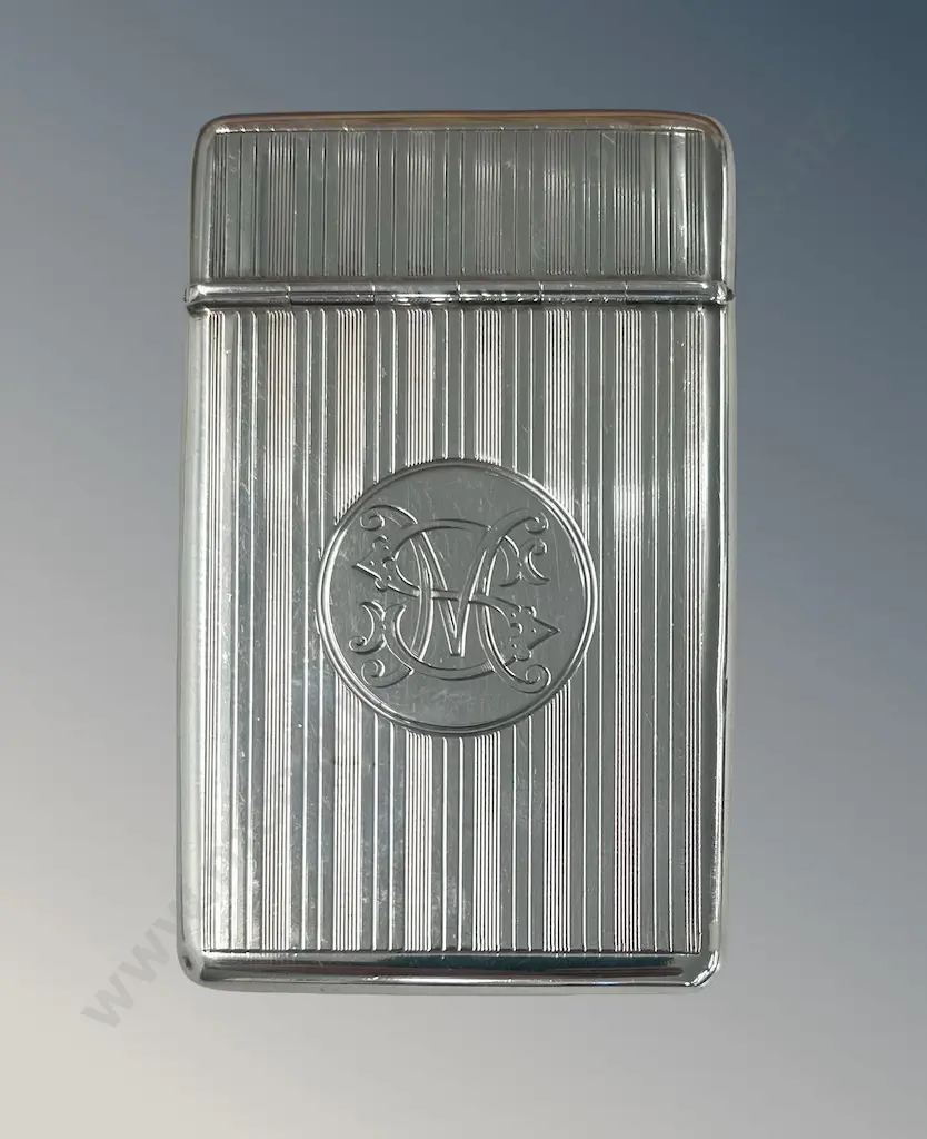 Sterling Silver Card Case, H10.5cm, TW91gms Image 1++