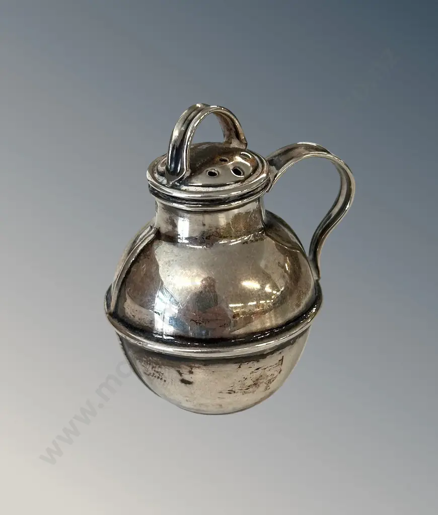 Sterling Silver Pepper Pot, TW10gms, H4.5cm Image 1++
