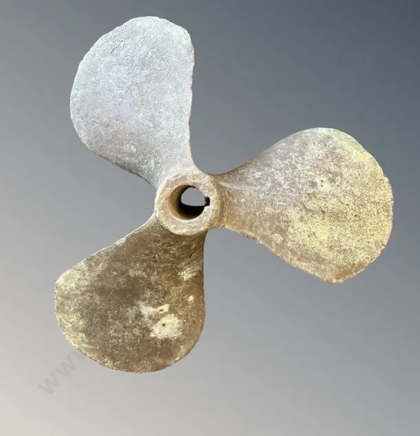 Vintage Brass Boat Propellor D49cm Image 1++