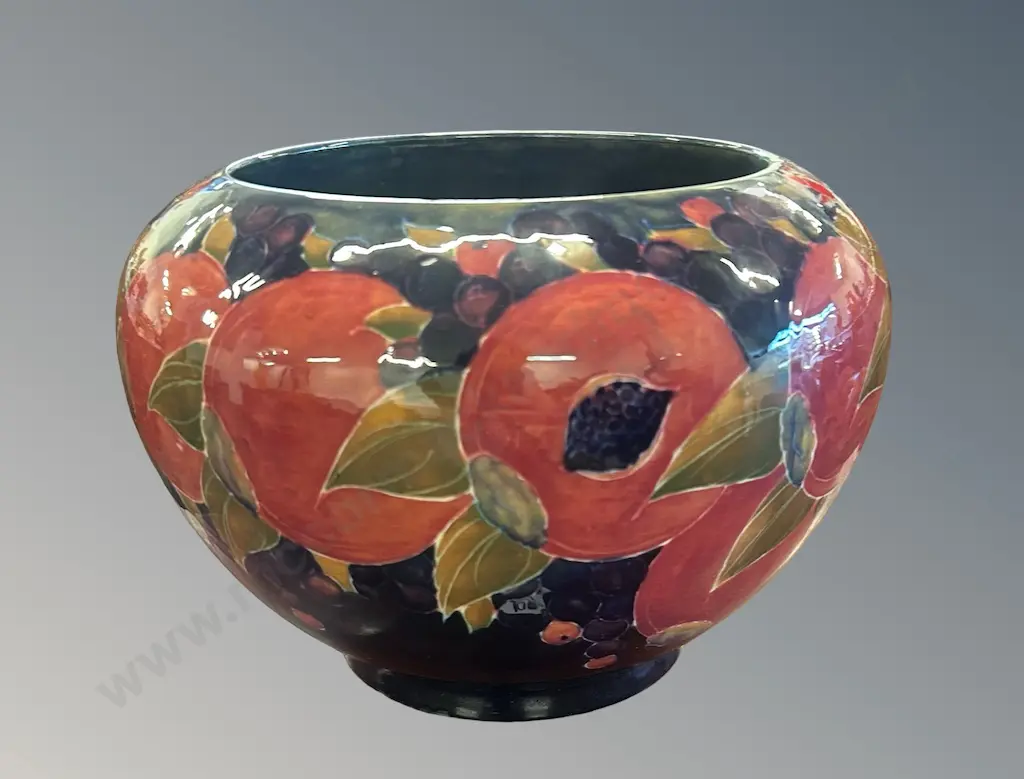 Moorcroft Pomegranate Jardiniere, H17x22cm Image 1++