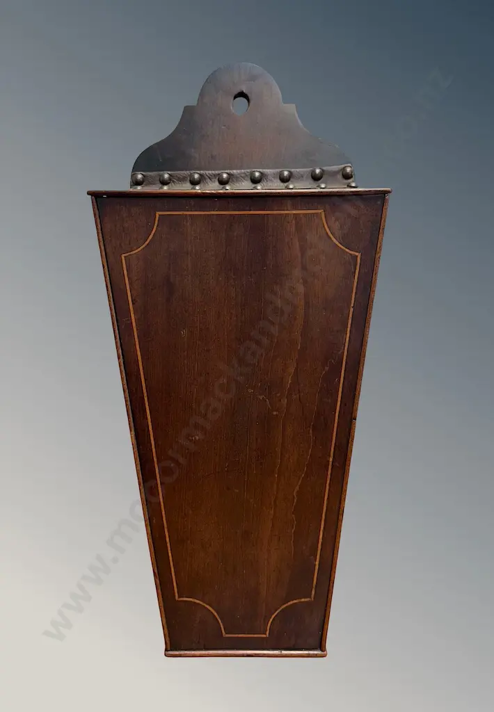 Mahogany with Fruitwood Inlay Candle Box Image 1++