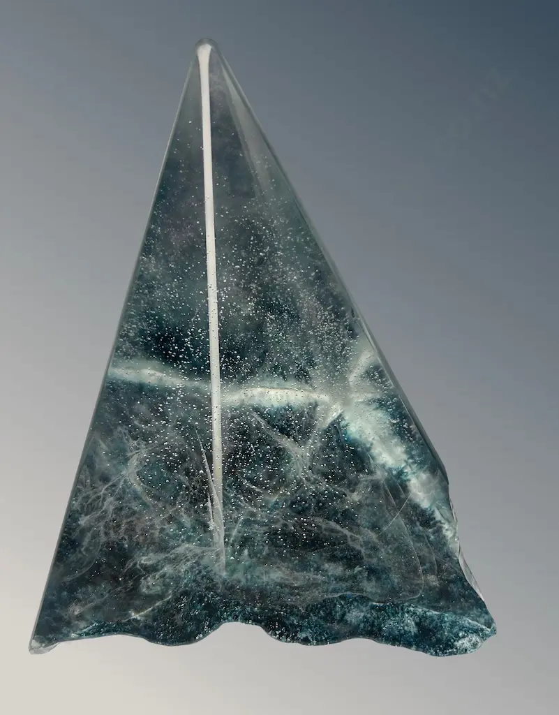 Annabel Menzies -Joyce  (?) Art Glass Form, H29xDia24cm Image 1++