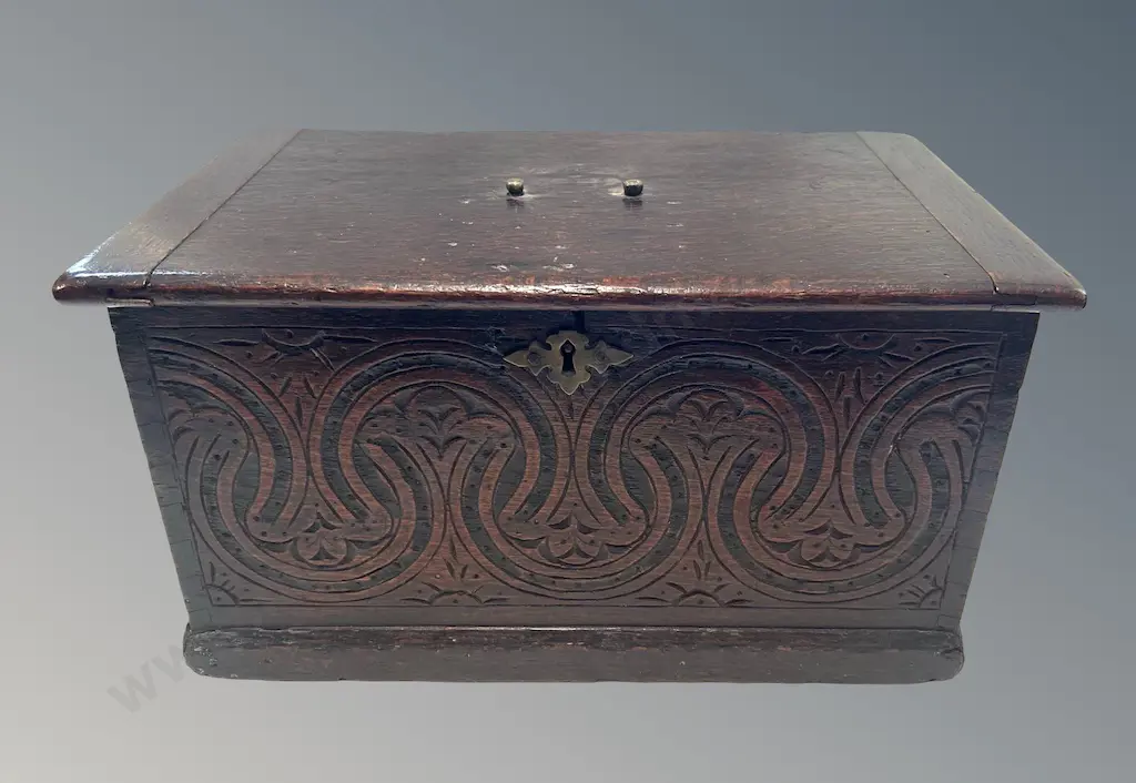 Georgian Oak Bible Box, H20xL40cm Image 1++