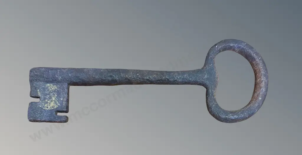 Large Iron Key with BADA stamp L20cm Image 1++