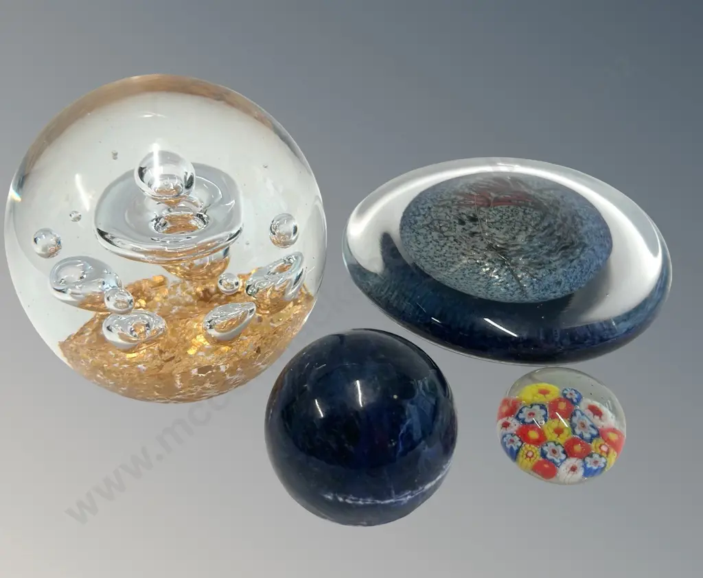 Four assorted Paperweights Image 1++
