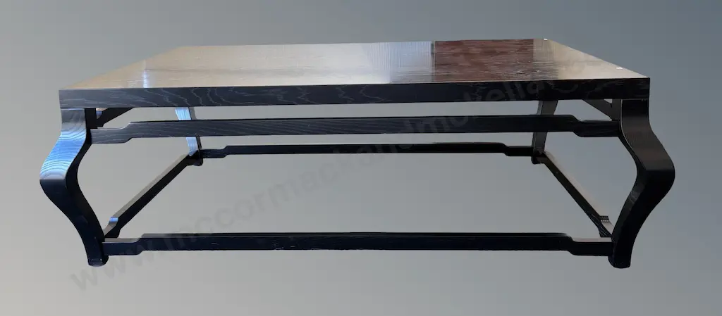 Black Oak Oriental Style Coffee Table L130zW90xH45cm Image 1++