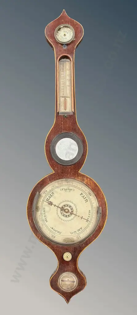 Banjo Barometer Thermometer (AF), L93cm Image 1++