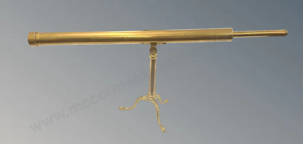 Library Telescope 3 inch Refractor, James Berry Aberdeen C19th, Functional, Good Condition Image 1++