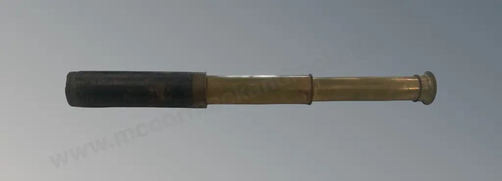 Brass 3 Draw Telescope, Display Only Image 1++