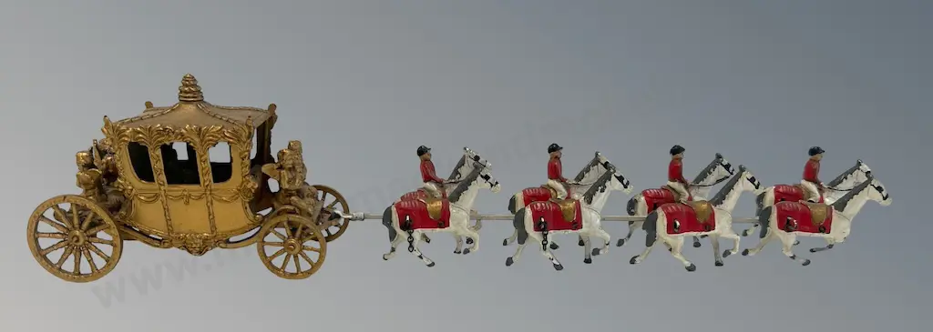 Coronation Lesney 1950's Queen Elizabeth Coronation Horse and Carriage, AF Image 1++