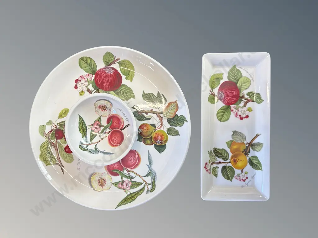 Portmeirion Pomona Sandwich Plate and Hors d'oeuvres Dish Image 1++