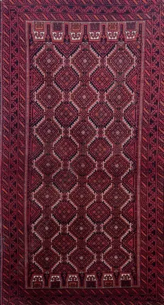 Persian Rug - Red Tones, 194x118cm Image 1++