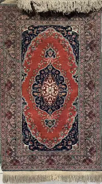 Persian Rug - Pink and Blue Tones, 144x88cm Image 1++