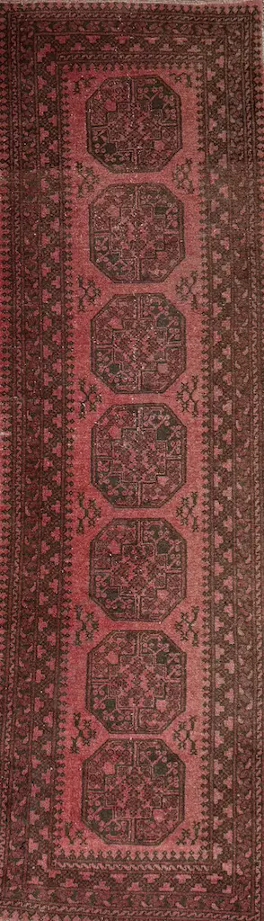 Persian Runner - Red and Brown Tones, 283x83cm Image 1++